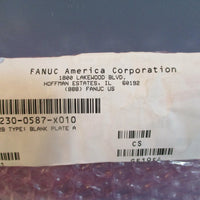 Fanuc A2300587X010 B2B Type: Blank Plate A NEW
