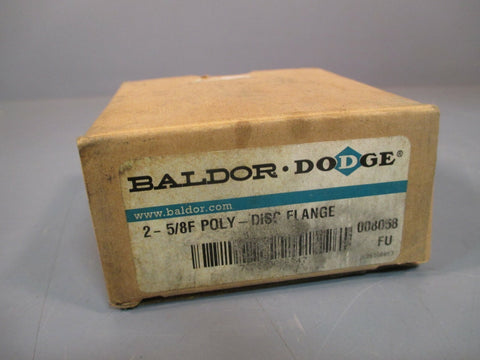BALDOR DODGE POLY DISC FLANGE 25/8F 008058