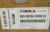 Sola 83-24-260-03 DC Power Supply Input 120/240 VAC, Output 24 VDC