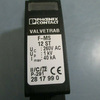 PHOENIX CONTACT VALVETRAB SURGE PROTECTION 2817990 F-MS 12 ST