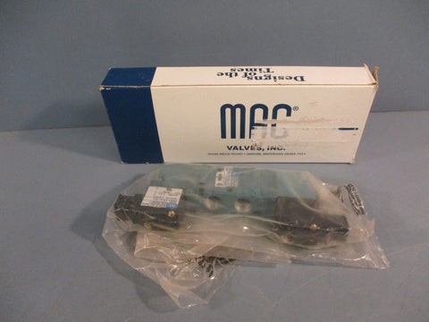 MAC 421A-BOA-DM-DDAJ-1KJ Solenoid Valve w/DM3A-DDAJ-1KJ 24VDC 5.4 Watts
