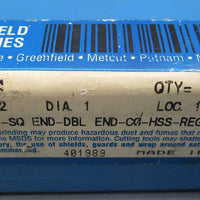 Putnam Double End Mill Cutter: 1"DIA,17/8"LOC, LD=5.441, HS, 4FL, USA *NEW*