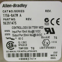 Allen Bradley 1756BATM Ser A ControlLogix Battery Module 1756BATM A