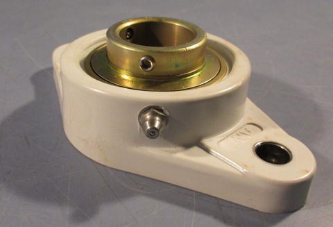 AMI 13/16" WIDE SET SCREW WHITE 2BOLT FLANGE UCNFL20619W