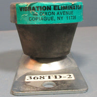 Vibration Eliminator 368TD2 Floor Mounted Neoprene Isolator 350LB 25/8" H NWOB