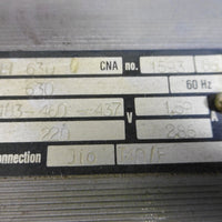 Used Rathgeber Kitzingen LT 630 Transformer VA630 60HZ