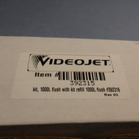Videojet Flush Kit, 1000L Flush with kit refill 1000L flush #392316  392315
