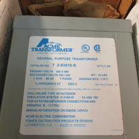 Acme T-2-53010-S Dry Type Distribution Transformer 1.00 KVA 60Hz 1 Phase 240/480