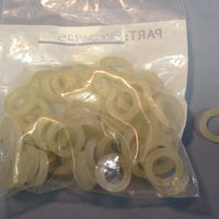 Lot 51 Gast GA00307841 Silicone Sealing Rings Squared 0.645" ID, 1.025" OD NWOB