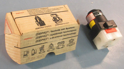 Gemu DN12PN6PVDF Diaphragm Valve GmbH DN 12 Typ 610 Pst 47 bar
