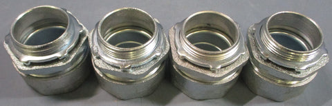 4Q150L 11/2" Straight Sealtight Conduit Connector 4Q150 (Lot of 4)