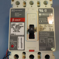 Cutler Hammer Series C 3 A 3 Pole 600 VAC 250VDC HMCP015E0CA02 Circuit Protector