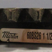 Martin 60BS26 1 1/2 Finished Bore Sprocket 11/2" Bore 26 Teeth #60