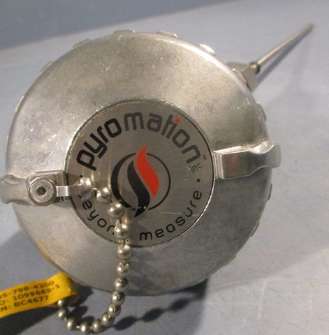 Pyromation R1T185L483-012-10B-9HP31 Temperature Probe 11-7/8" Probe Length
