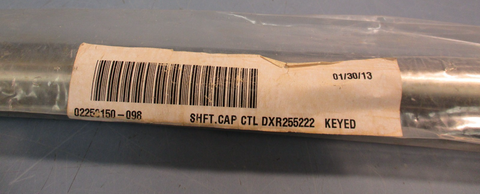 Genuine Sullair 02250150098 Shaft Cap Control DXR255222 Keyed (OEM)