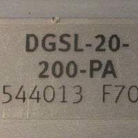 Festo DGSL-20-200-PA Mini Slide 544013 200mm Stroke 0.1-0.8MPa