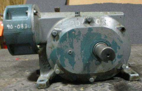 Reliance Electric 56CG21A Gear Reducer 79167-23-MY 1/3HP 1-1/2" Shaft Dia