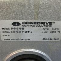 Conedrive Gearbox B0357880 5:1 Ratio AGMA 75