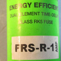 Bussmann Fusetron FRSR1 Energy Efficient Time Delay Fuse 600Vac (Lot of 5)