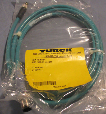 Turck RSSD PSGS 4M 4413-2M Double Ended Cable/Cordset SE Shielded