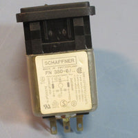 Schaffner FN 3806/.. Filtered Power Entry Module w/ Switch NOS