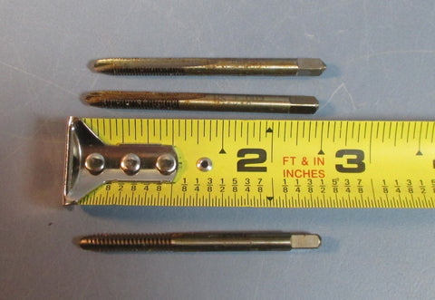 Lot of 3 Regal Taps Two 1032 NF 2 Flute & One 1024 NC 3 Flute Lightly Used