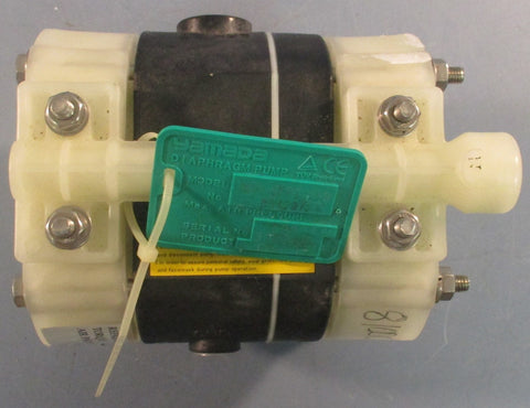 Yamada NDP5FPTELB Diaphragm Pump Air Operated 100 PSI Max Air Pressure