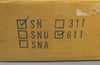 FSQ SN611 Pillow Plummer Block Bearing Housing 2" Bore, No Bearing E2-5401 New
