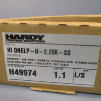 HARDY OneMount Load Point, Hermetic SS HI SBH04 Sensor HI SBH042.25K