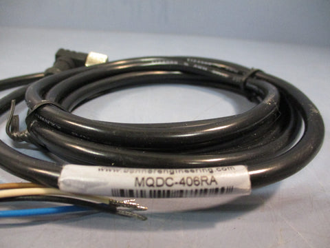 BANNER ENGINEERING 47104 Quick Disconnect Cable MQDC406RA