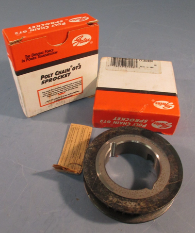 LOT OF (2) GATES 8MX-34S-12 1610 POLY CHAIN GT SPROCKET