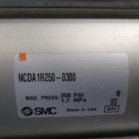 SMC 250 PSI 1.70 MPa PNEUMATIC CYLINDER NCDA1R250  0300