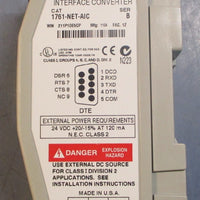 Allen Bradley 1761-NET-AIC Ser B Advanced Interface Converter 24VDC