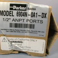 Parker 6000 Series Balston Compressed Air Filter 1/2" ANPT Ports 6904NOA1DX