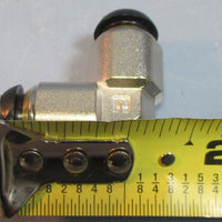 Lot of 5 Parker XEPB10 Prestolok Nickel Plated Brass Elbow Push Fittings NWOB