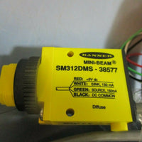 Banner SM312DMS38577 MiniBeam Sensor w/ Cable 38577