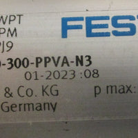 Festo DSBC-40-300-PPVA-N3 Pneumatic Cylinder 2123227 300mm Stroke 40mm Bore