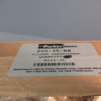 Parker/Balston 200-35-BX  Compressed Air Filter Cartridges QTY 8 In Box K121-JL