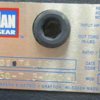 Leeson Iron Man BM8307.5140L Gear Reducer W8300074.007 5:1 11/4" Shaft Dia