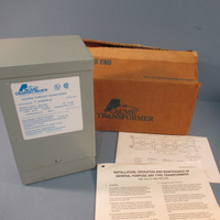 Acme T-2-53010-S Dry Type Distribution Transformer 1.00 KVA 60Hz 1 Phase 240/480