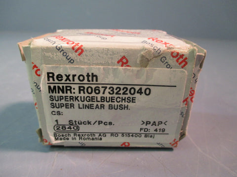 Bosch Rexroth Linear Ball Bearing Linear Bearing R067322040
