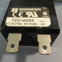 Redington Hour Meter, Analog Readout 7220002 90/240VAC / 5060HZ .6W