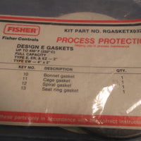 Fisher Controls Design E Gaskets Type E, ER & EZ 2", EW 4"x2" Part# RGASKETX032