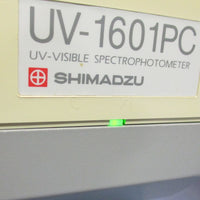 Shimadzu UV1601PC UVVisible Spectrometer Spectrophotometer