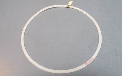 Lot of 3 White Teflon Gasket Ring 1/16" Thick, 10-1/8" ID, 10-7/8" OD NWOB