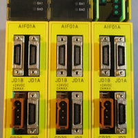 (Lot of 3) Fanuc A03B-0819-C011 Interface Module AIF01A 24VDC 2A Max