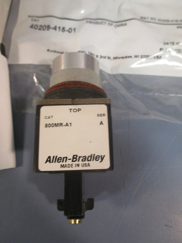 AllenBradley 24v Illuminated Push Button w/Guard, Amber Ser. F 800HQRA24A