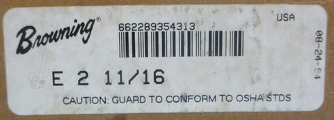 Browning E 2-11/16 Quick Disconnect Bushing 2-11/16" Bore 6" Flg Dia 2-5/8" W