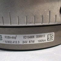 MAYR ROBAstop ELECTRICAMAGNETIC BRAKE 24V, 87W, 100Nm 8/802.412.3