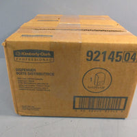 Lot of (2) Kimberly-Clark 92145 Black Wall Mount Hand Soap Sanitizer Dispenser